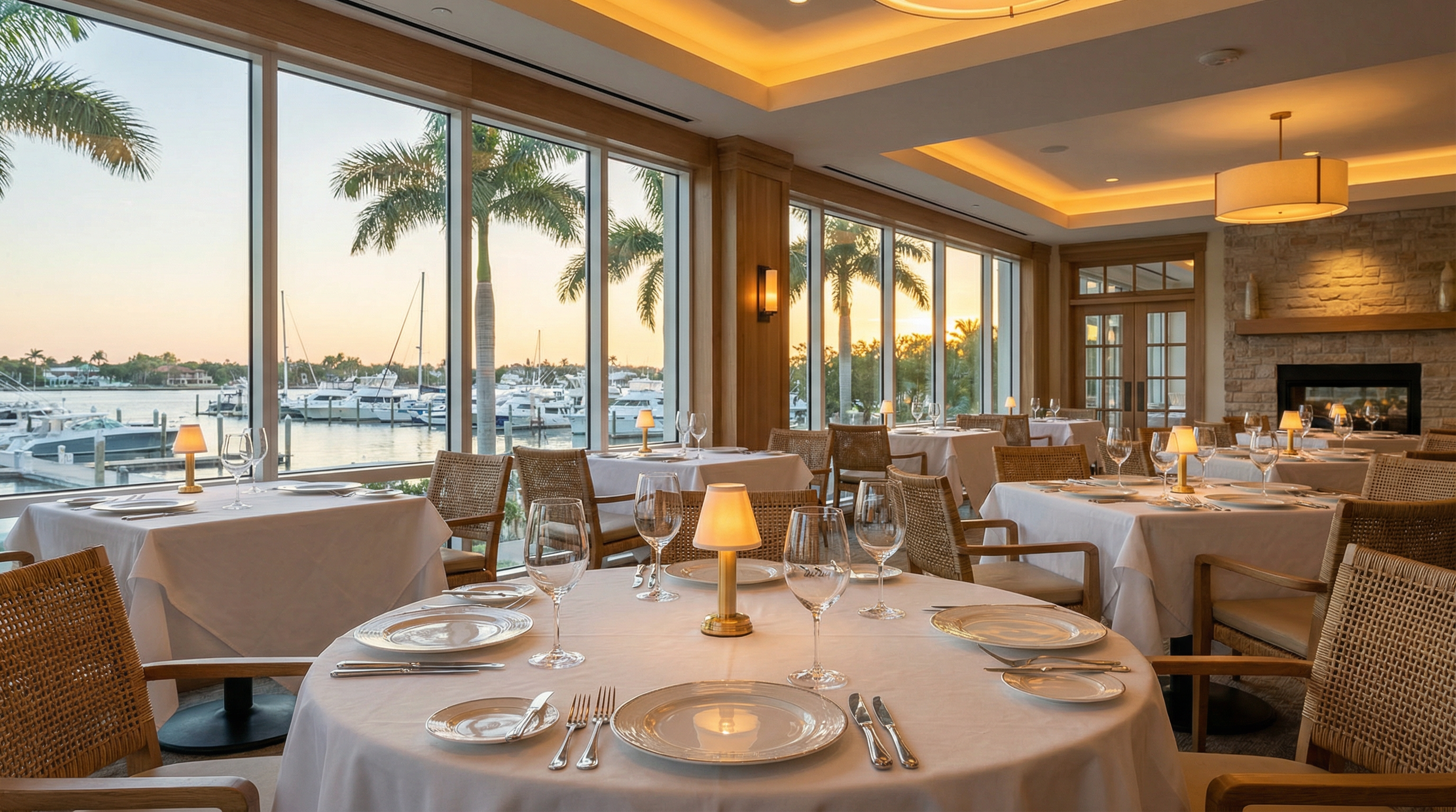 Fine dining for 55+ community